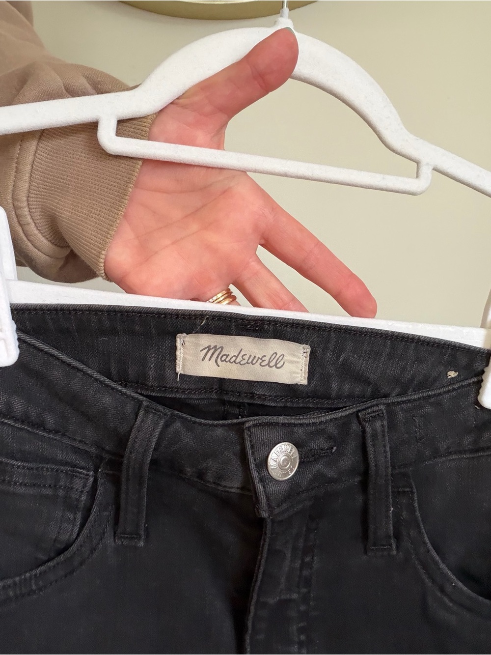 Madewell Women's Black Skinny Jeans